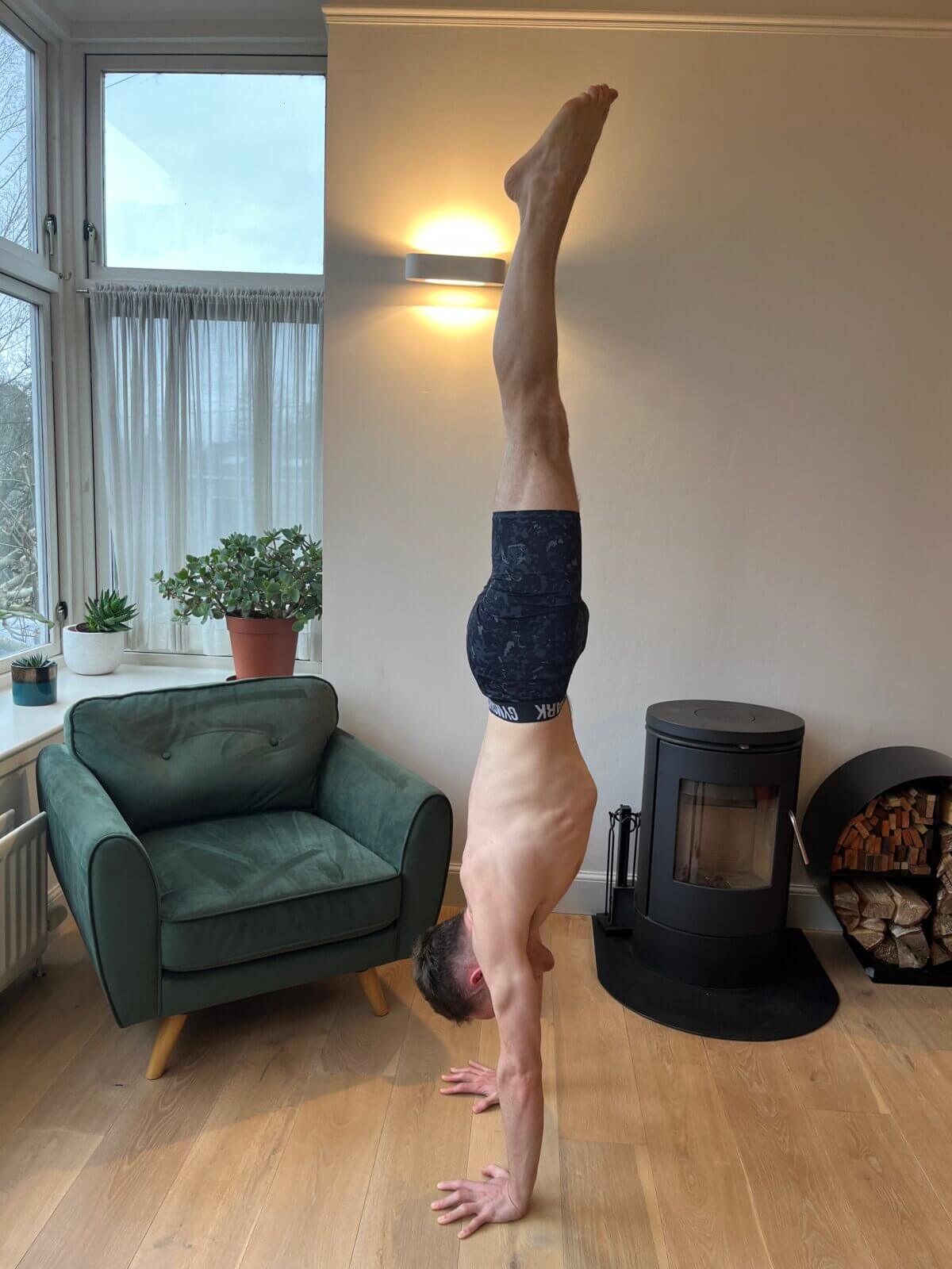 Charcoal yoga Oliver Richard handstand 2026